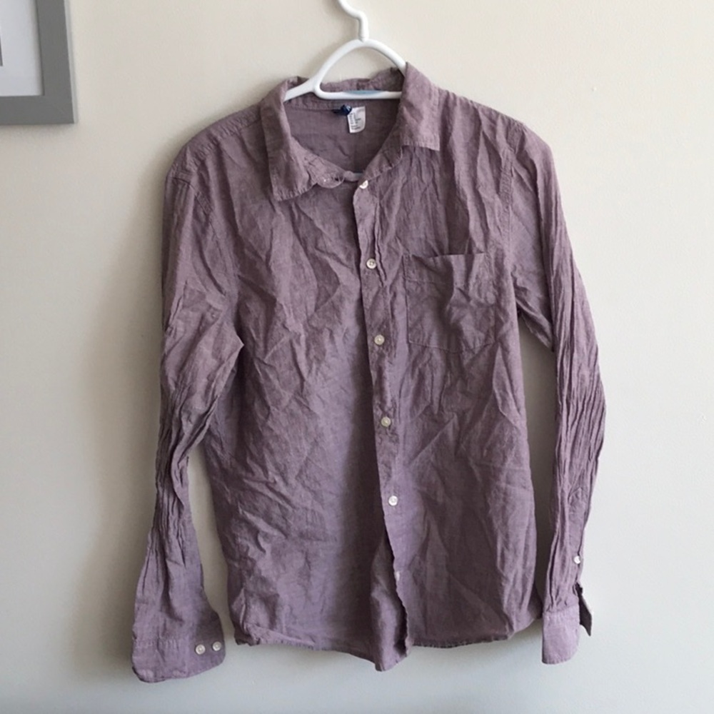 H&M Light Maroon Button Up